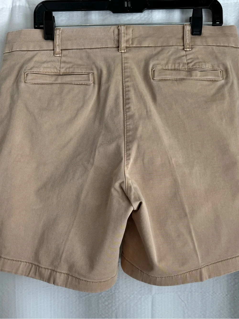 J. Crew Bleached Khaki Stretch 7” inseam Cotton Shorts